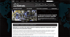 Desktop Screenshot of multimatic.com